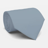 Cadet grey (solid color) krawatte (Gerollt)