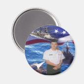 Cadet Veer Magnet (Vorderseite/Rückseite)