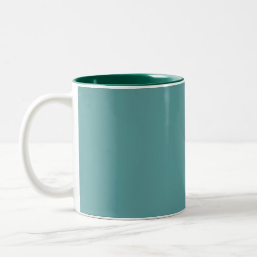 CadetBlue Solid Color Tasse (Links)