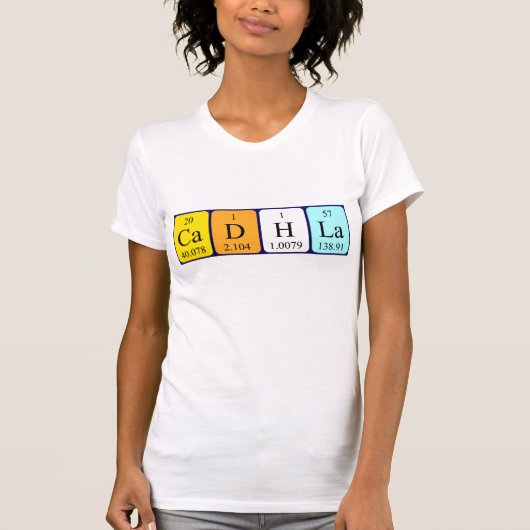 Cadhla Periodenname Shirt (Vorderseite)