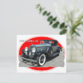 CADILLAC 1930 V/16 POSTKARTE (Stehend Vorderseite)