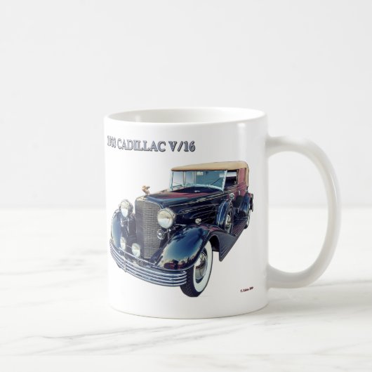 CADILLAC 1933 V/16 #2 KAFFEETASSE (Rechts)