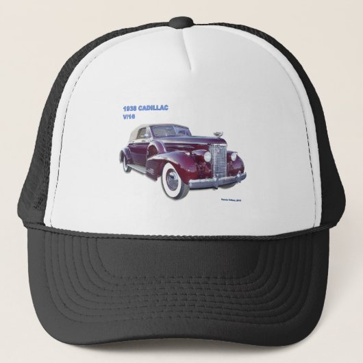 CADILLAC 1938 V-16 TRUCKERKAPPE (Vorderseite)