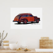 Cadillac 1941 Station Wagon / Woody Poster (Küche)