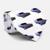 Cadillac-Blau 1959 Krawatte (Gerollt)