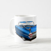 Cadillac-Blau-Auto 1959 Kaffeetasse (Vorderseite Links)