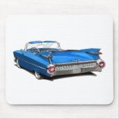 Cadillac-Blau-Auto 1959 Mousepad (Vorne)