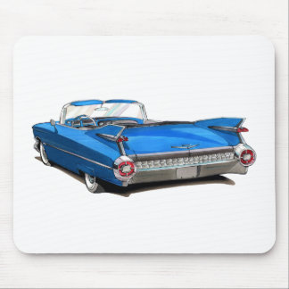Cadillac-Blau-Auto 1959 Mousepad