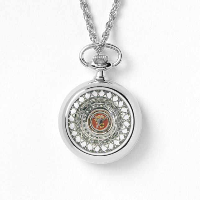 Cadillac Caddy Wire Wheels Rims Armbanduhr (Vorderseite)