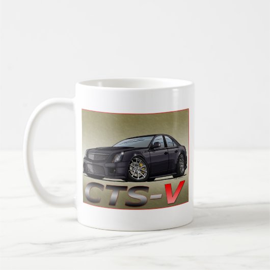Cadillac CTS_V Kaffeetasse (Links)