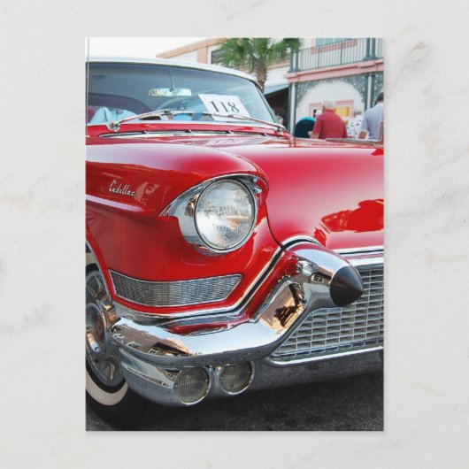 Cadillac der 50er Jahre Postkarte (Vorderseite)