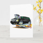 Cadillac Escalade Black Truck Karte (Gelbe Blume)