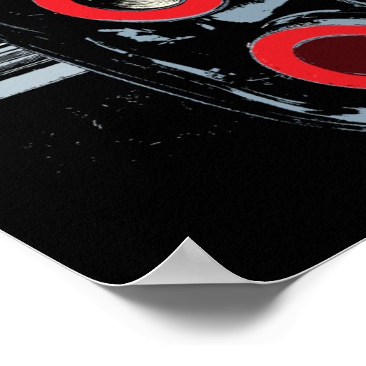 Cadillac Fin - 1962 Poster (Ecke)