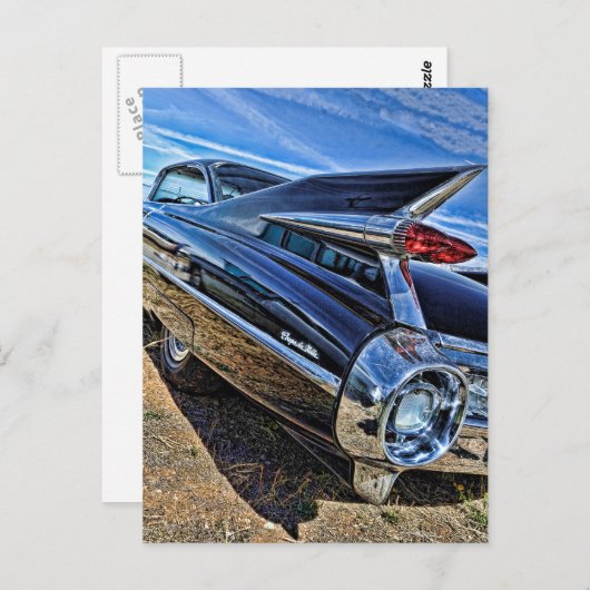 Cadillac-frisierte Auto 1959 Postkarte (Vorne/Hinten)