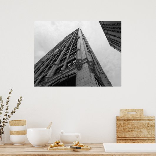 Cadillac Gebäude Poster (Küche)