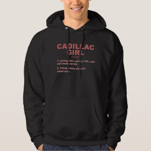 CADILLAC GIRL MI MICHIGAN Lustige Stadt Heimat Wur Hoodie