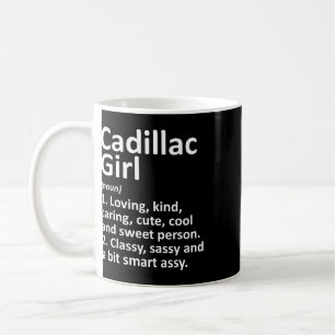 Cadillac Girl Mi Michigan Lustige Stadt Heimat Wur Kaffeetasse