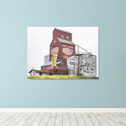 Cadillac Grain Elevator Leinwanddruck (Insitu (Holzboden))