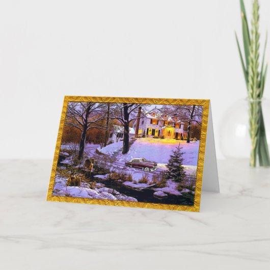 CADILLAC HOLIDAY FEIERTAGSKARTE (Vorderseite)