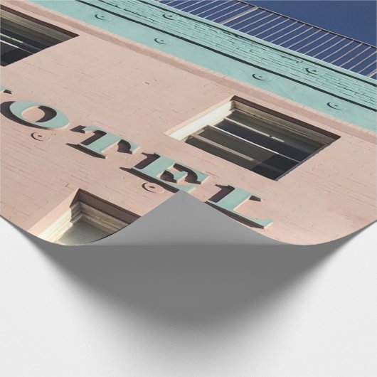 CADILLAC HOTEL GEBÄUDE GESCHENKPAPIER (Ecke)