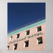 CADILLAC HOTEL GEBÄUDE POSTER (Vorne)