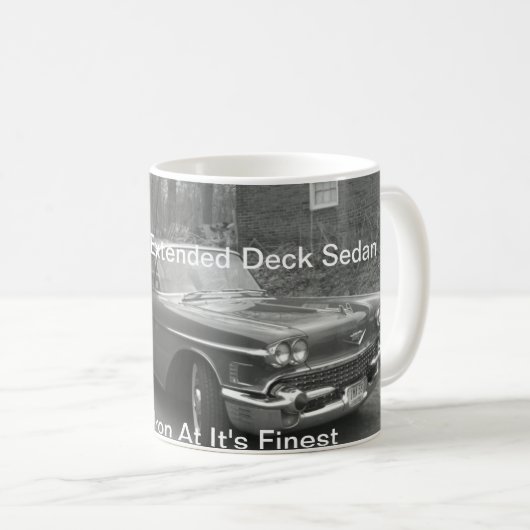 Cadillac-Kaffee-Tasse 1958 Kaffeetasse (VorderseiteRechts)
