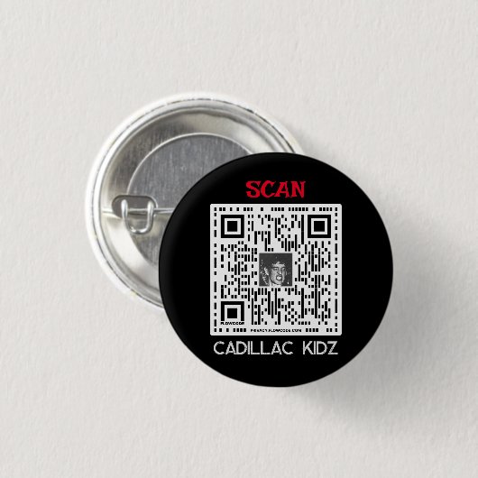 Cadillac Kidz Q Code Button #1 (Vorne & Hinten)