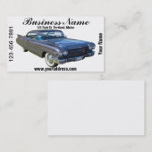 Cadillac-Luxus-Auto 1960 Visitenkarte (Vorne/Hinten)