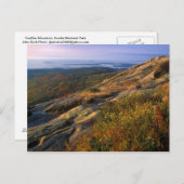 Cadillac Mountain Acadia Nationalpark Postkarte (Vorne/Hinten)