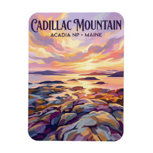 Cadillac Mountain, Acadia NP USA -> Cadillac Mount Magnet