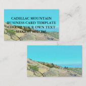 CADILLAC MOUNTAIN BUSINESS CARD TEMPLATE VISITENKARTE (Vorne/Hinten)