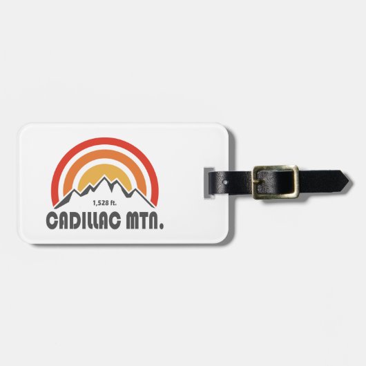 Cadillac Mountain Gepäckanhänger (Vorderseite horizontal)