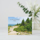 Cadillac Mountain in Acadia Nationalpark in Maine Postkarte (Stehend Vorderseite)