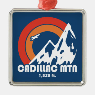 Cadillac Mountain Maine Sun Eagle Ornament Aus Metall