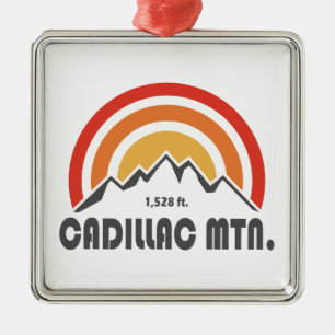 Cadillac Mountain Ornament Aus Metall
