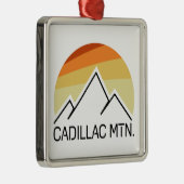Cadillac Mountain Retro Ornament Aus Metall (Rechts)