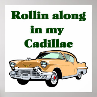 Cadillac Poster der 50er Jahre