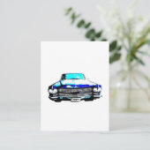 cadillac raggar postkarte (Stehend Vorderseite)