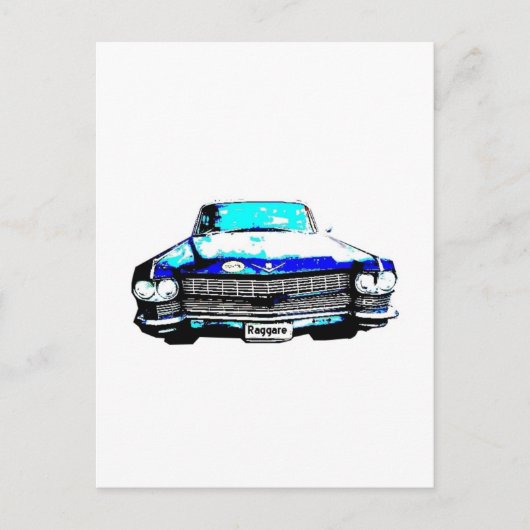 cadillac raggar postkarte (Vorderseite)