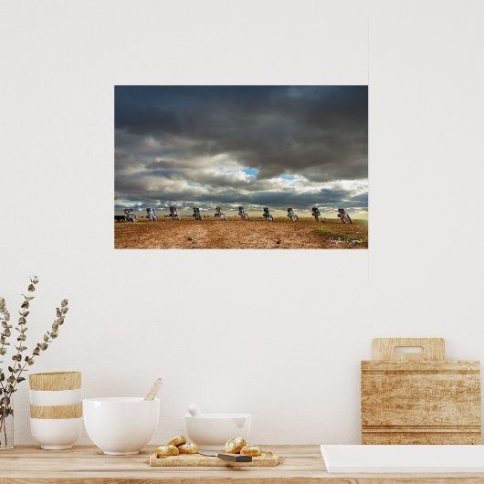 Cadillac Ranch I Poster (Küche)