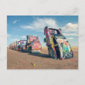 Cadillac Ranch Postkarte (Vorderseite)