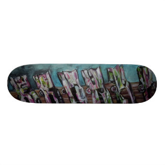 Cadillac-Ranch-Skateboard-Vorlage Skateboard