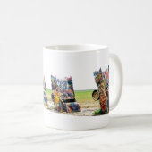 Cadillac-Ranch-Tasse Kaffeetasse (VorderseiteRechts)