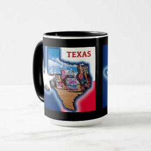 Cadillac Ranch, Texas Grafik, Tasse
