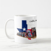 Cadillac Ranch, Texas Staat Kontur, Tasse (Links)