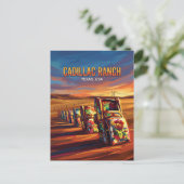 Cadillac Ranch USA Postkarte (Stehend Vorderseite)