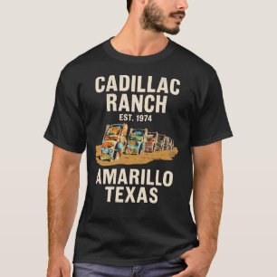 Cadillac Ranch Vintage Roadside Americana Retro 70 T-Shirt