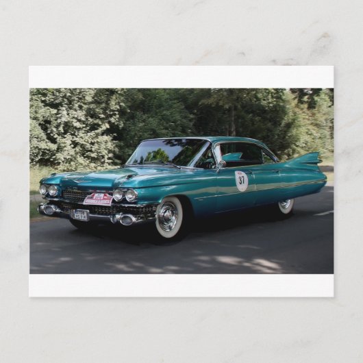 Cadillac, Reihe 62 Sedan 1959 Postkarte (Vorderseite)