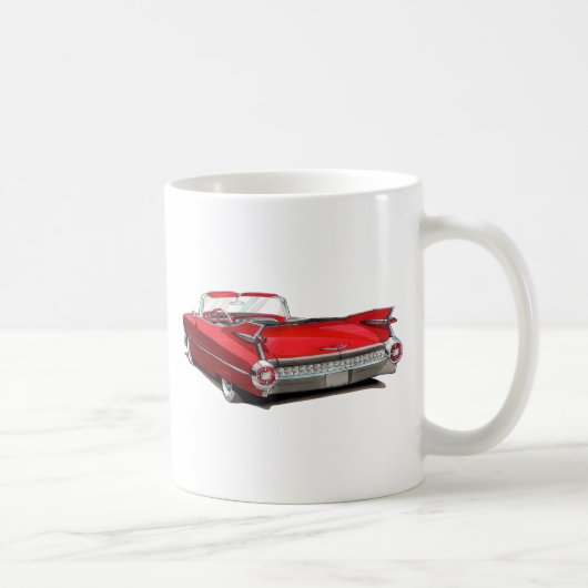 Cadillac-Rot-Auto 1959 Kaffeetasse (Rechts)