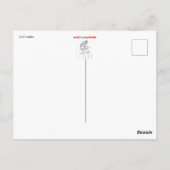 Cadillac Schwanz Fin and Taillights Postkarte (Rückseite)